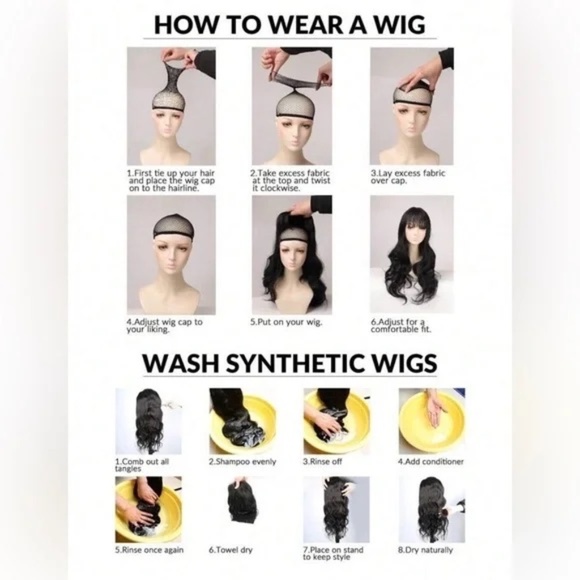 Red Long Wavy Beautiful Wig for Women - Picture 7 of 7